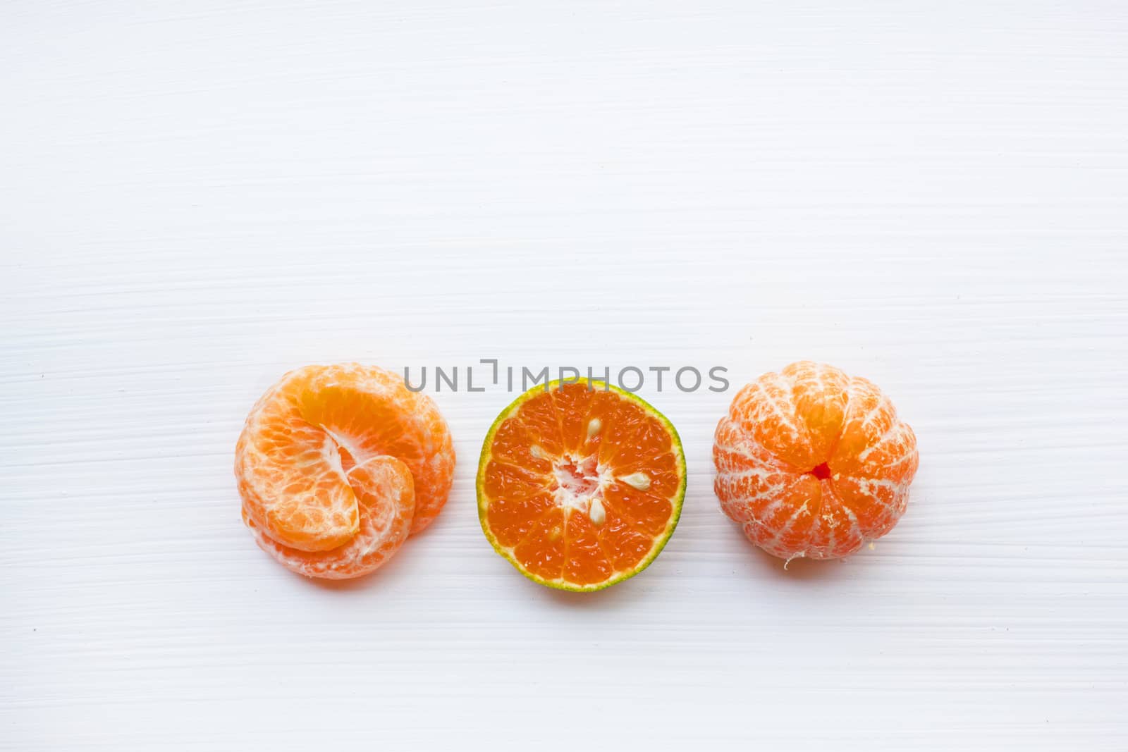 Fresh Orange  isolated on white background.