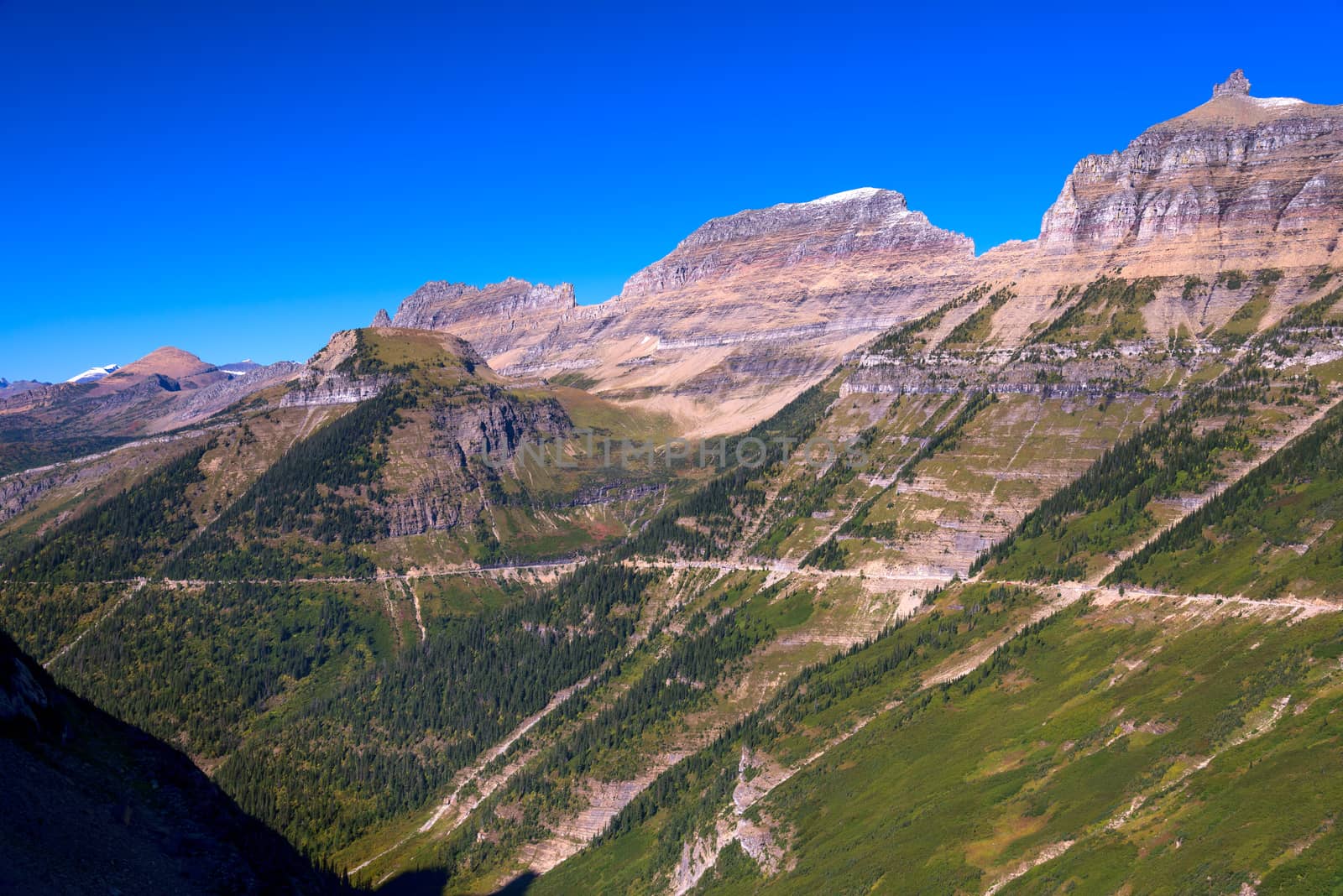 Scenic View of Glacier National Park by phil_bird