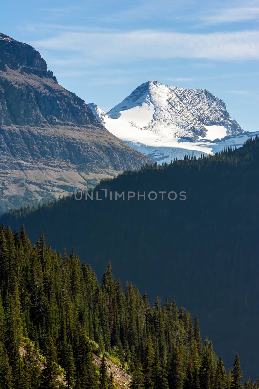 Scenic View of Glacier National Park by phil_bird