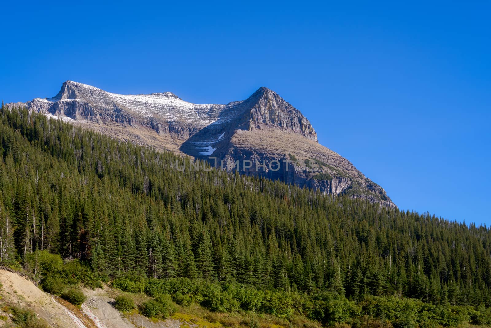 Scenic View of Glacier National Park