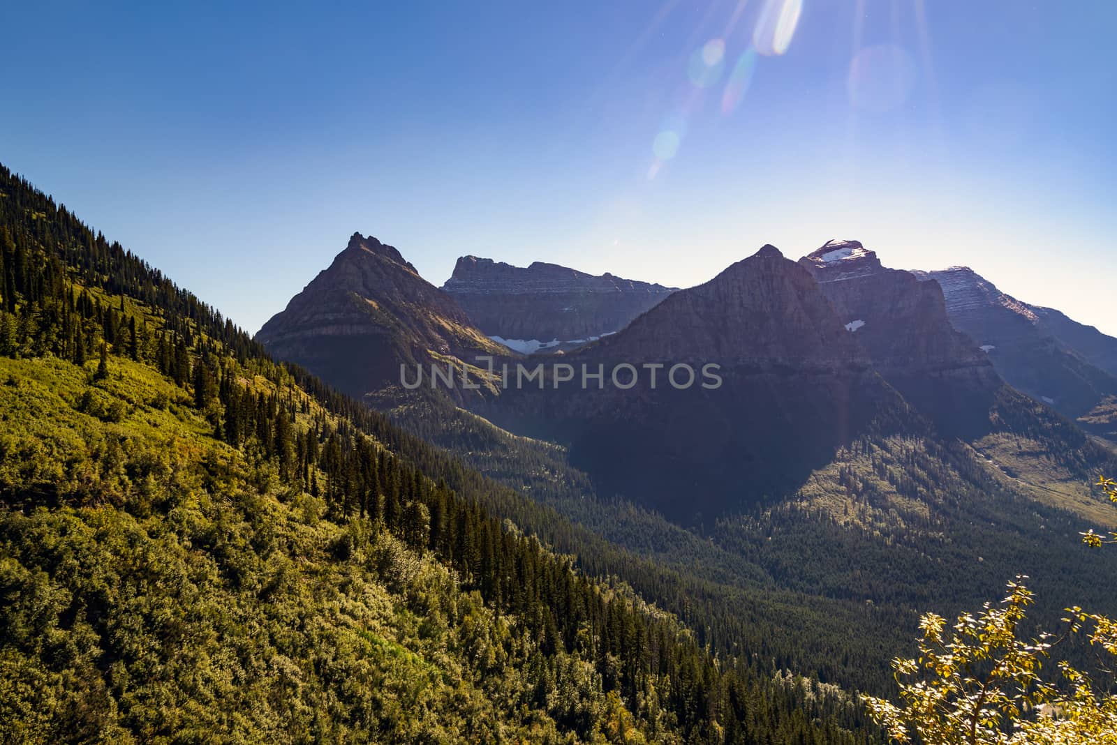 Scenic View of Glacier National Park by phil_bird