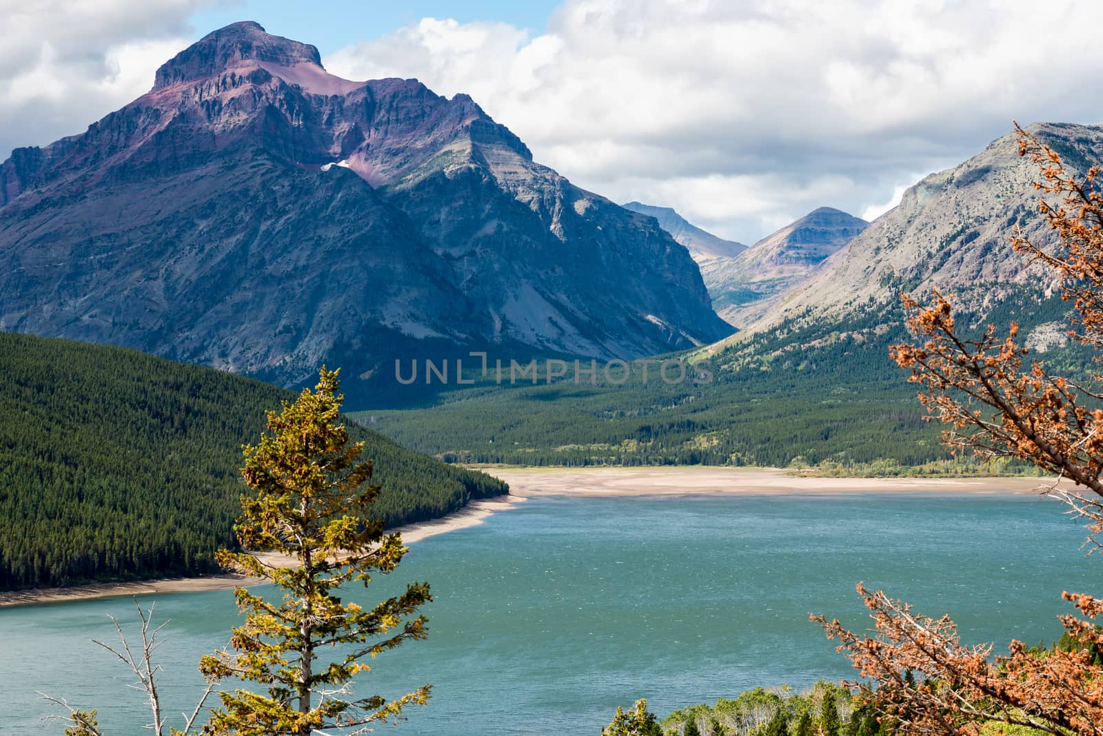 View of Lower Two Medicine Lake by phil_bird