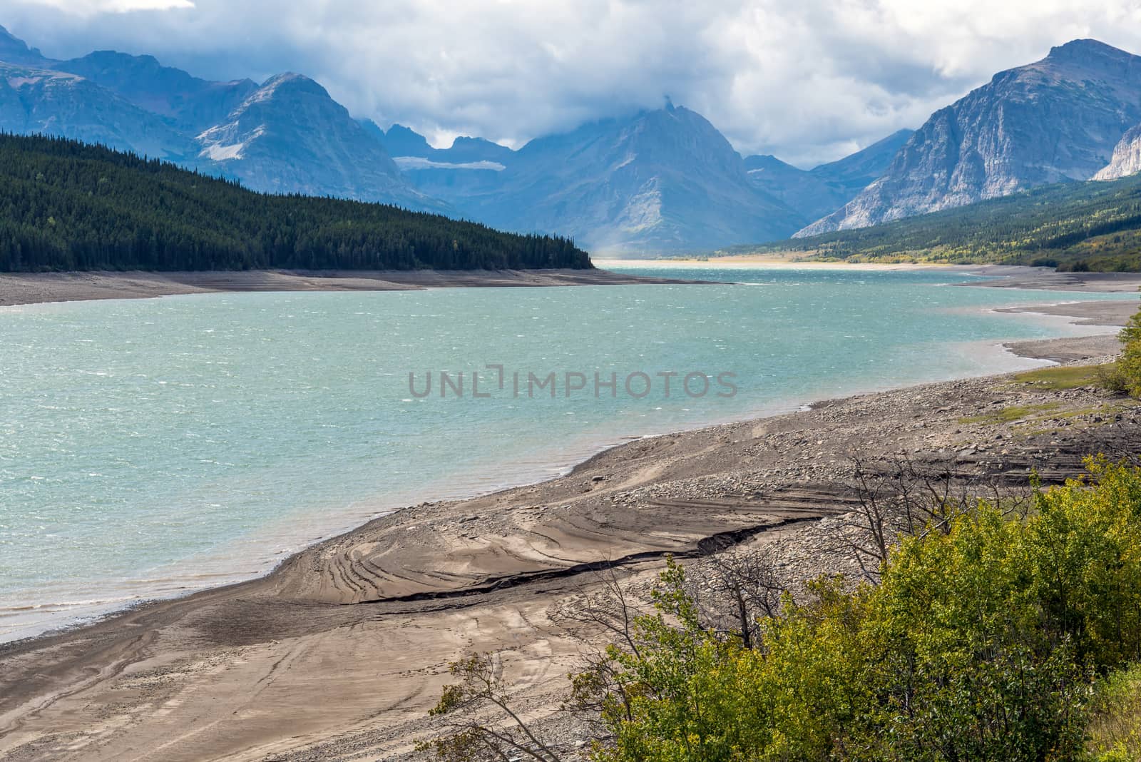 Storm Clouds Gathering over Lake Sherburne by phil_bird