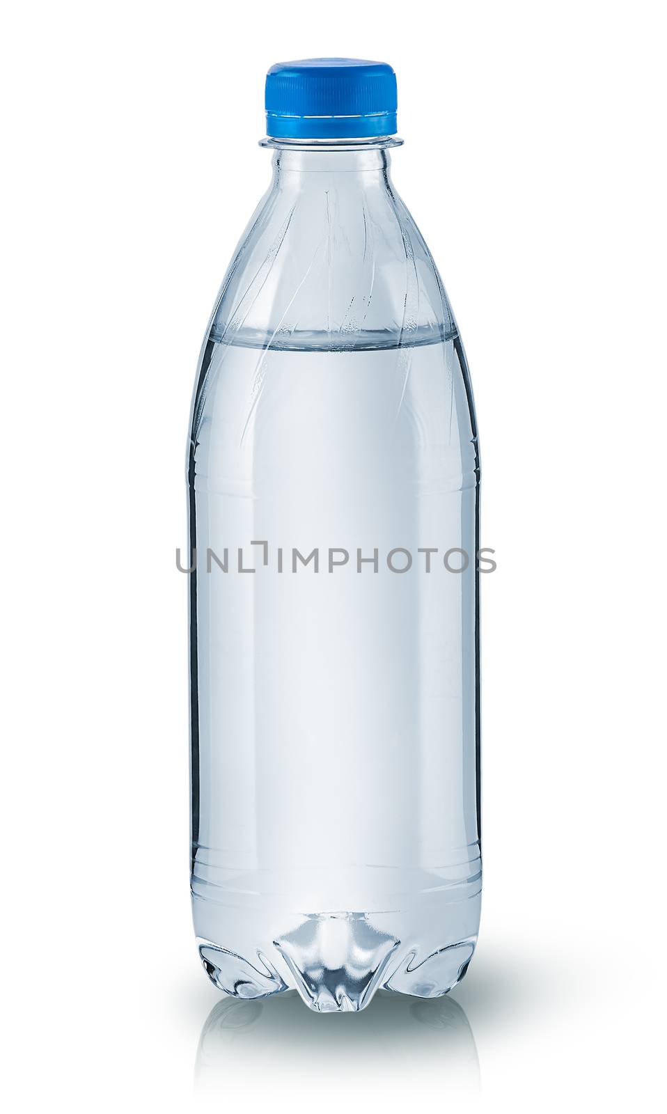 Closed plastic water bottle by Cipariss