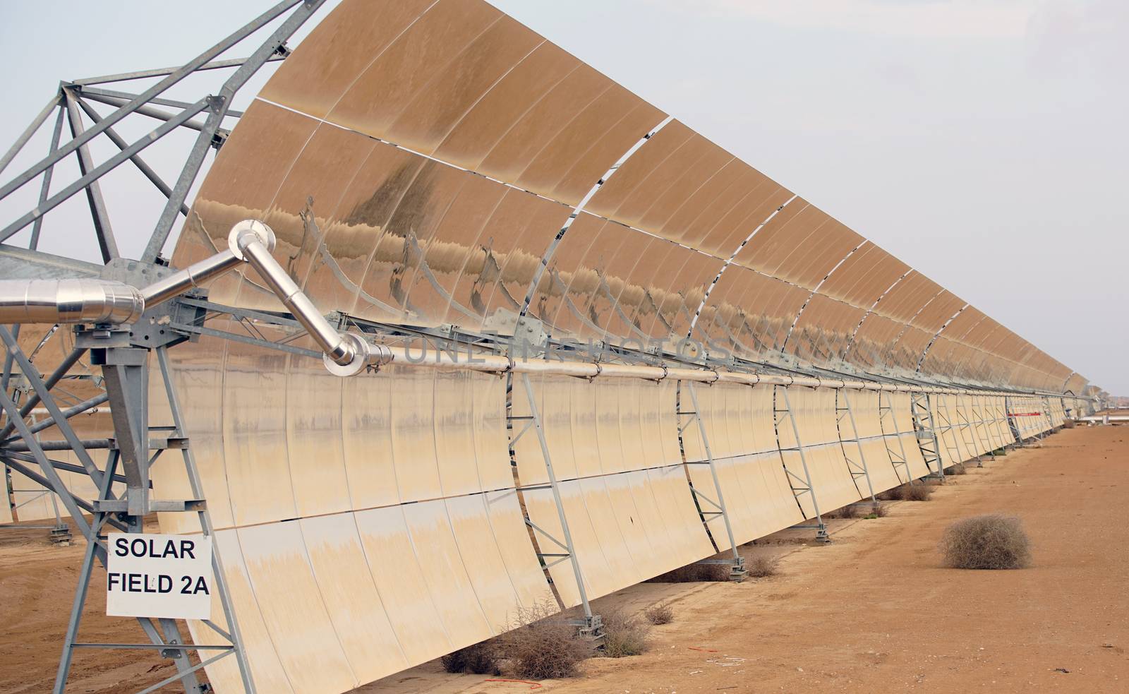 alternative energy, industrial landscape solar batteries in the desert