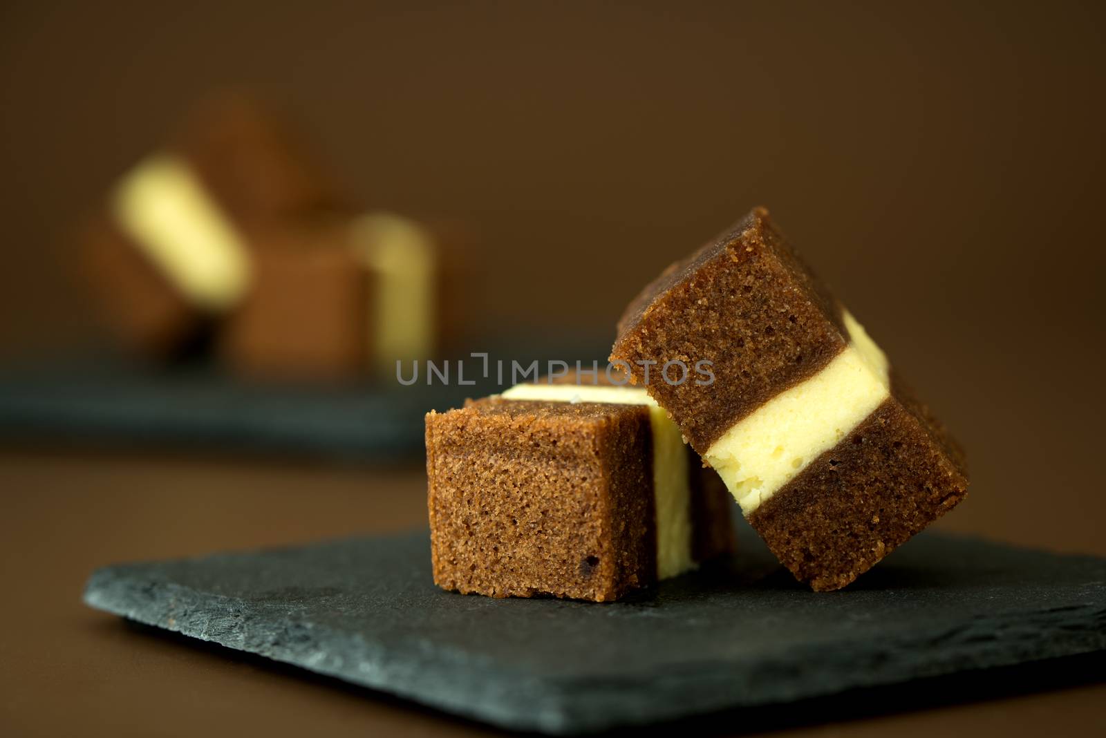 Sarawak famous dessert chocolate cheese layers cake