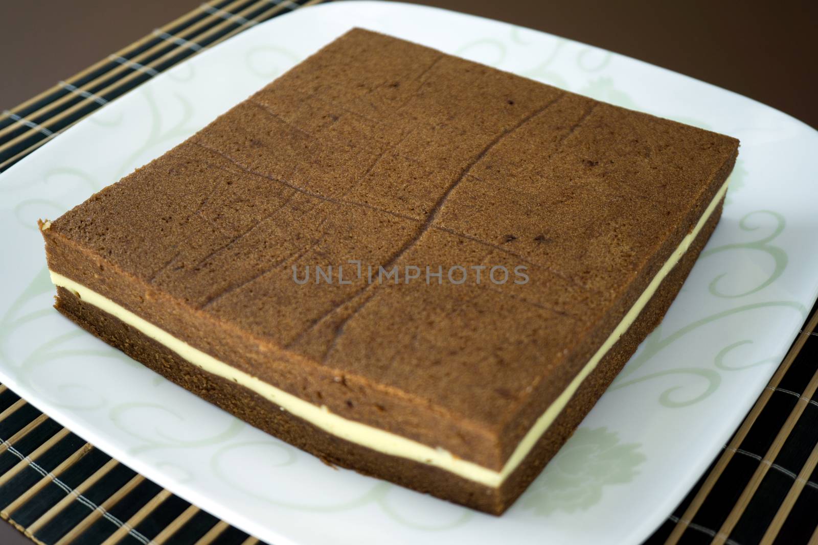 Sarawak famous dessert chocolate cheese layers cake