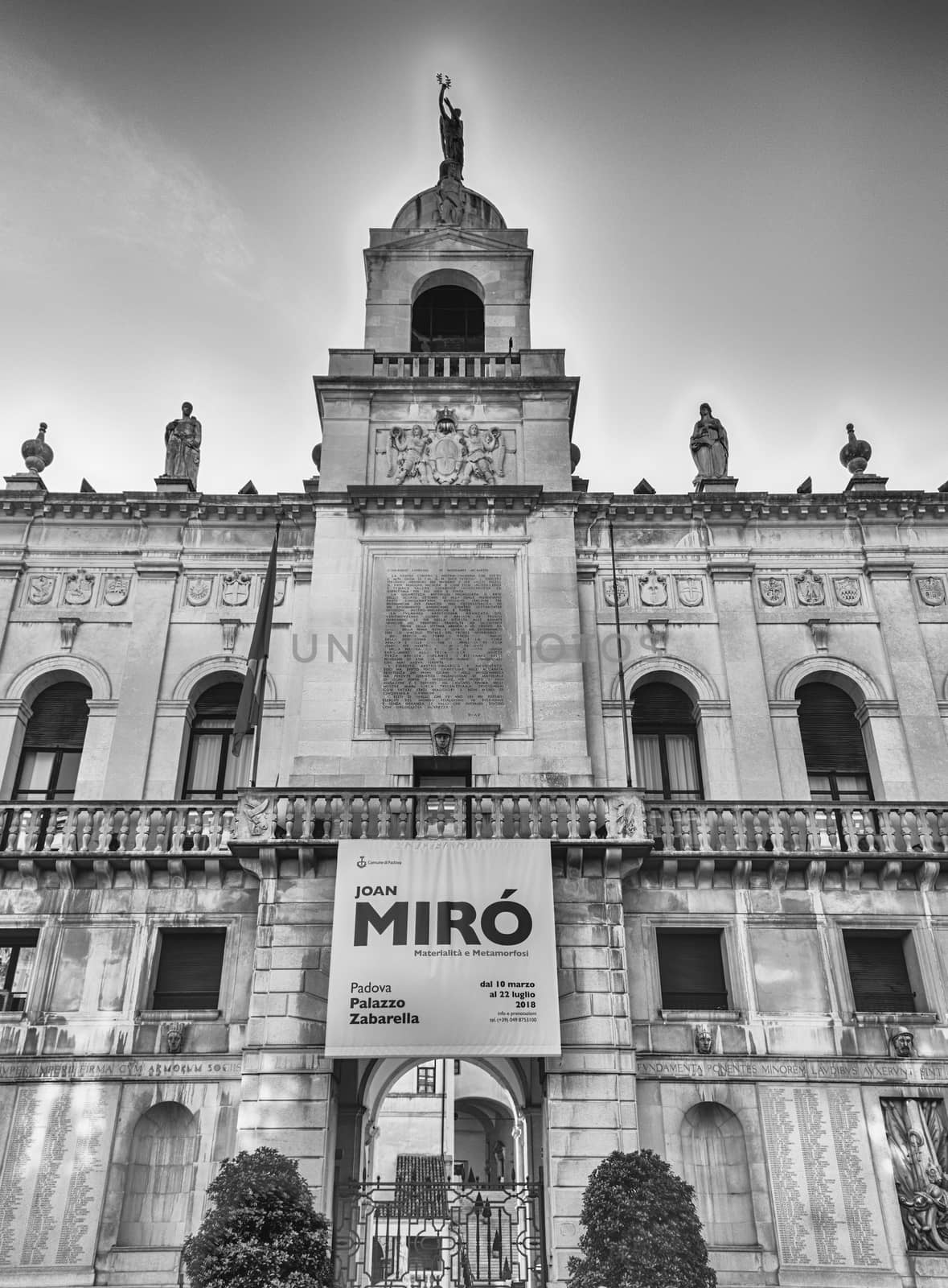 Facade of the City Hall in Padua, Italy by marcorubino