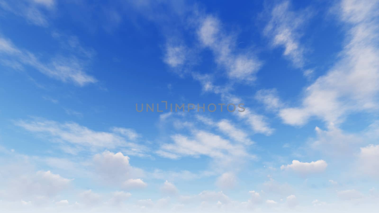 Cloudy blue sky abstract background, 3d illustration by teerawit