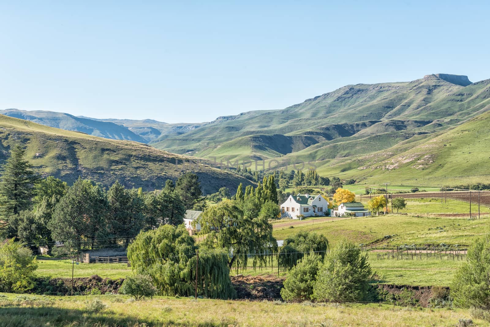 A view of Rhodes, a small village in the Eastern Cape Province