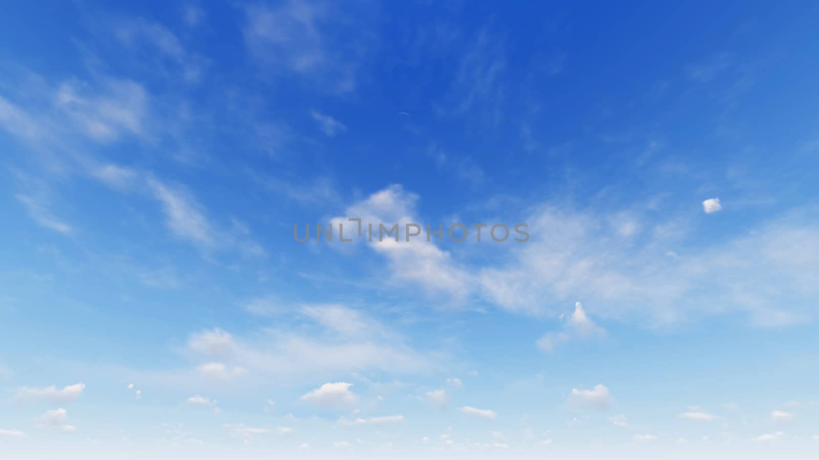 Cloudy blue sky abstract background, 3d illustration by teerawit