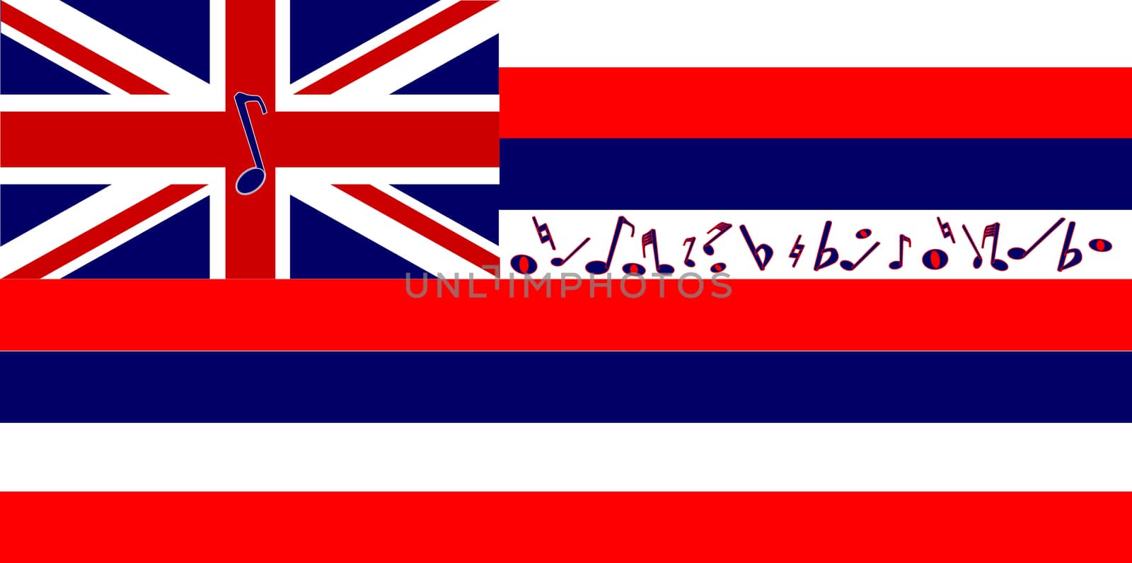 Flag of Hawaii by Bigalbaloo