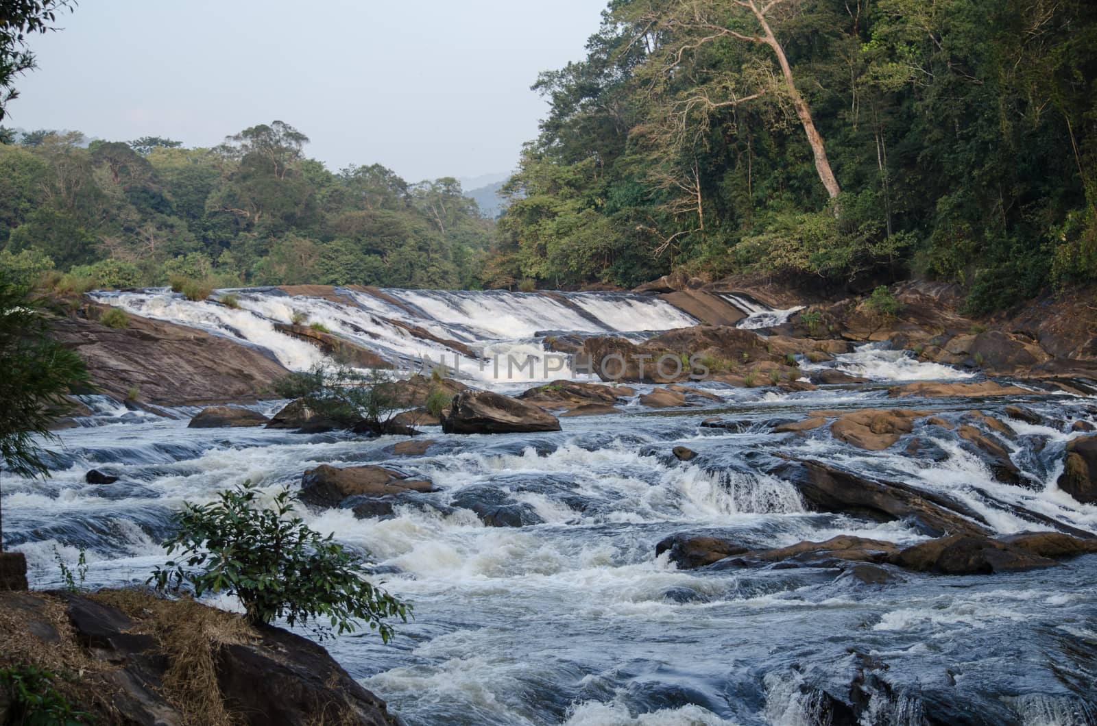 waterfall in india by visanuwit