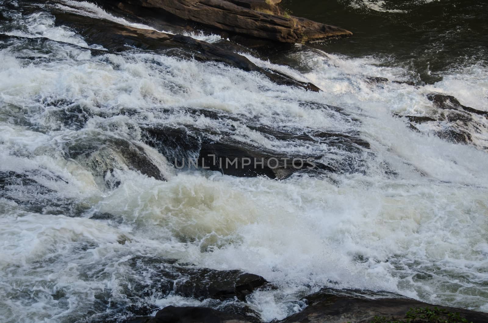 waterfall in india by visanuwit