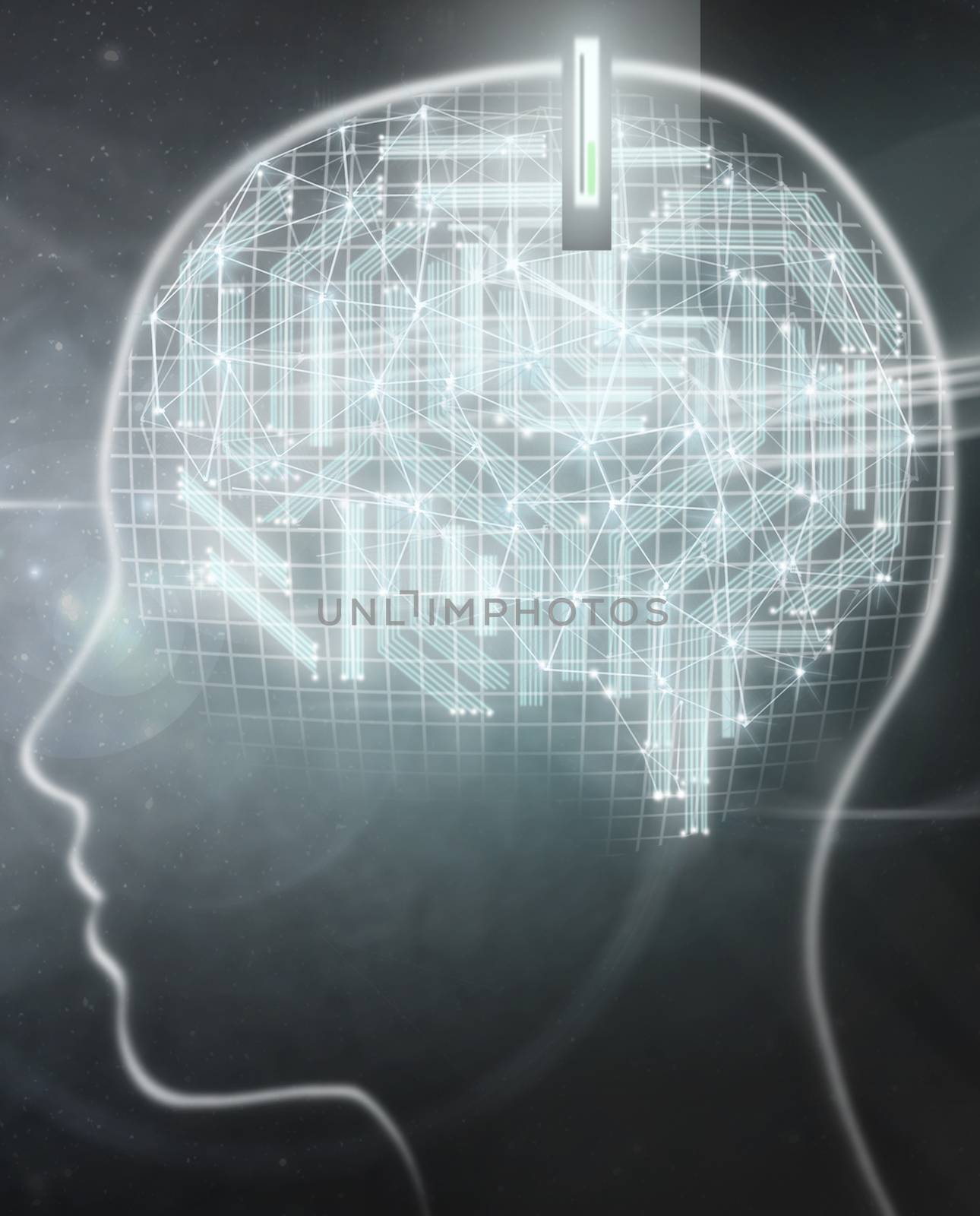 Digital brain implant by unikpix