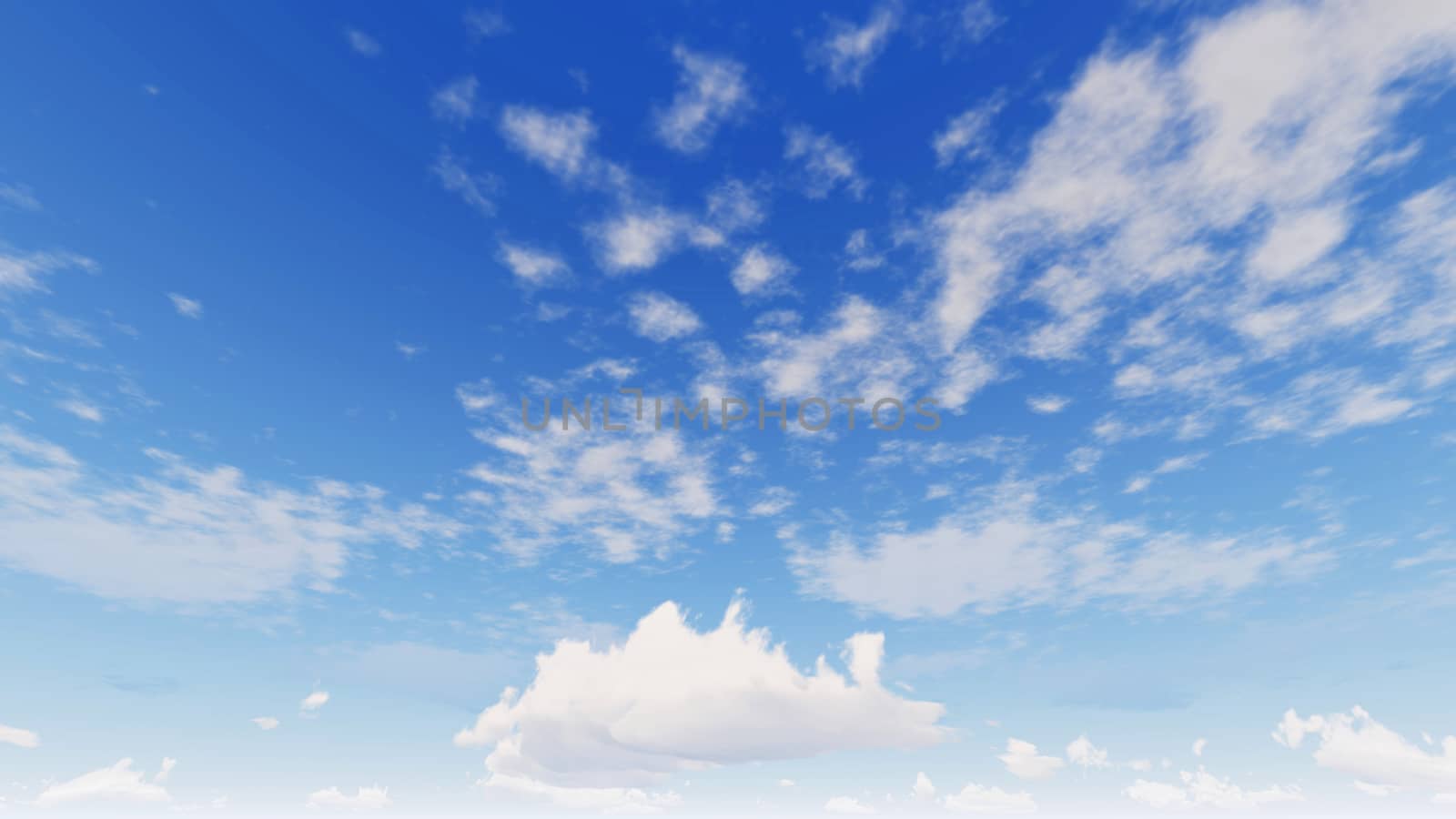 Cloudy blue sky abstract background, 3d illustration by teerawit