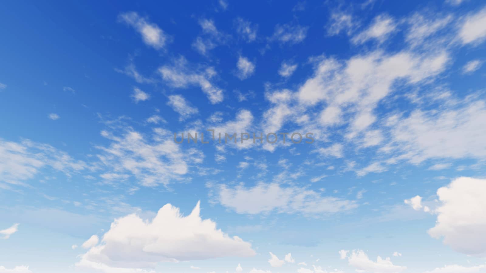 Cloudy blue sky abstract background, 3d illustration by teerawit