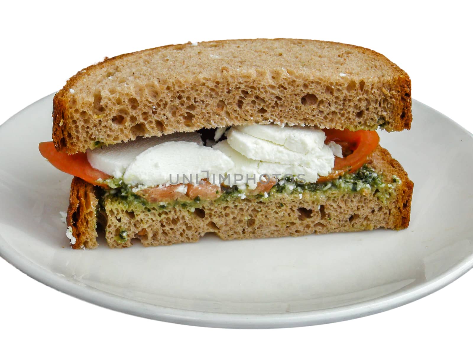 Sandwich with goat cheese by ben44