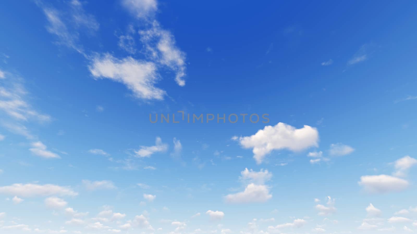 Cloudy blue sky abstract background, blue sky background with tiny clouds, 3d illustration