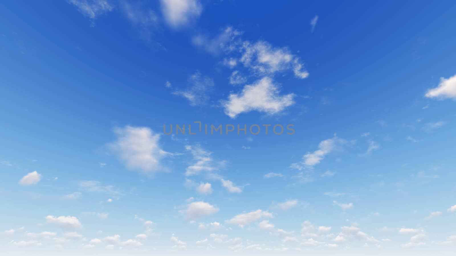 Cloudy blue sky abstract background, blue sky background with tiny clouds, 3d illustration