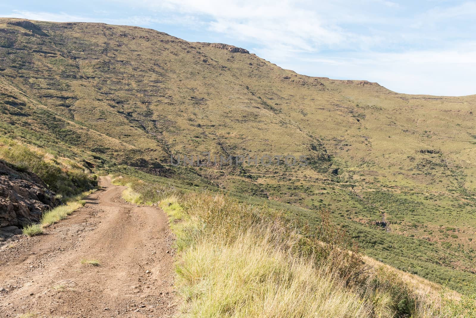 The view from the historic Jouberts Pass at Lady Grey in the Eastern Cape Province