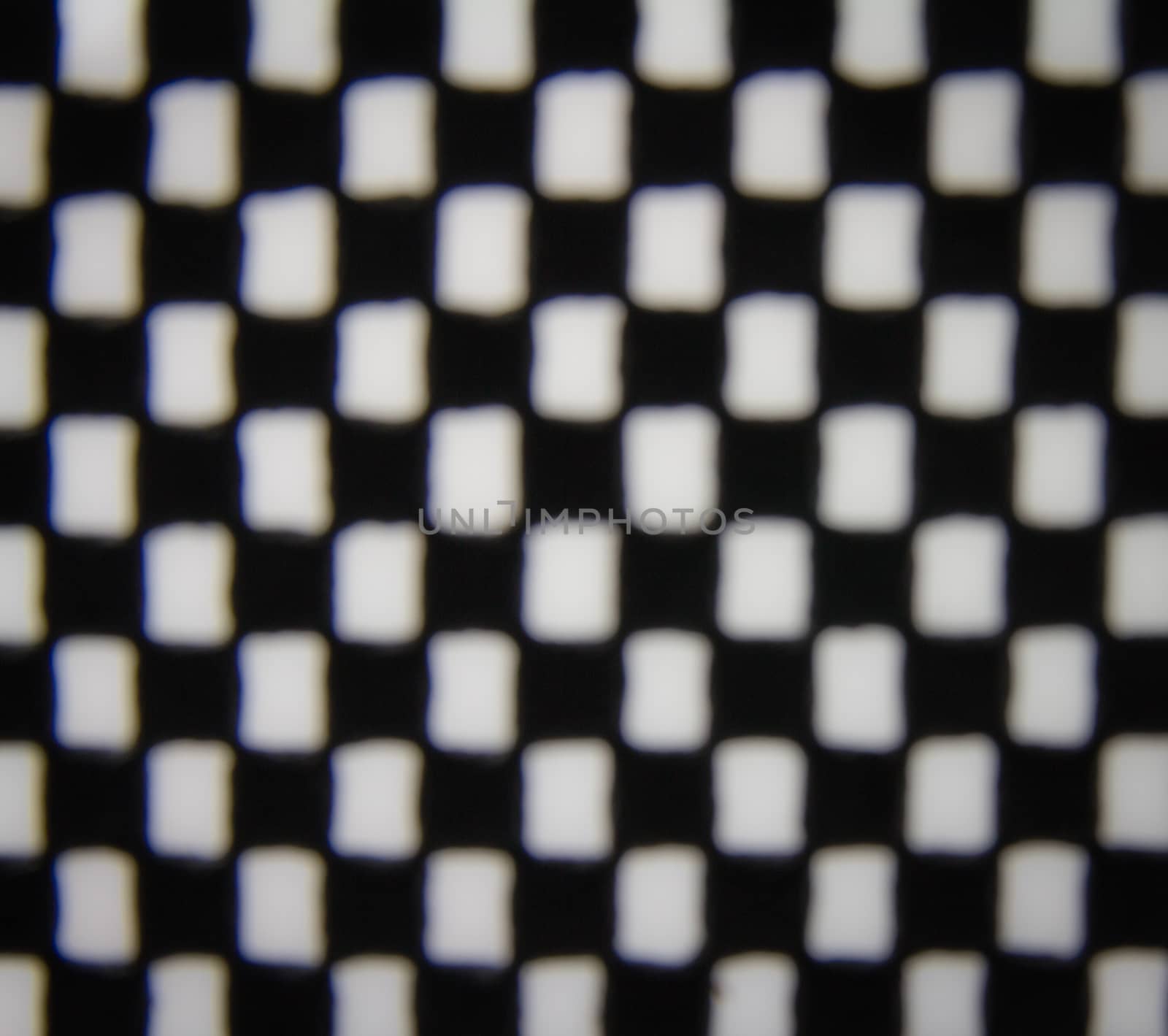 Blur focus Dark netting row like a Chess