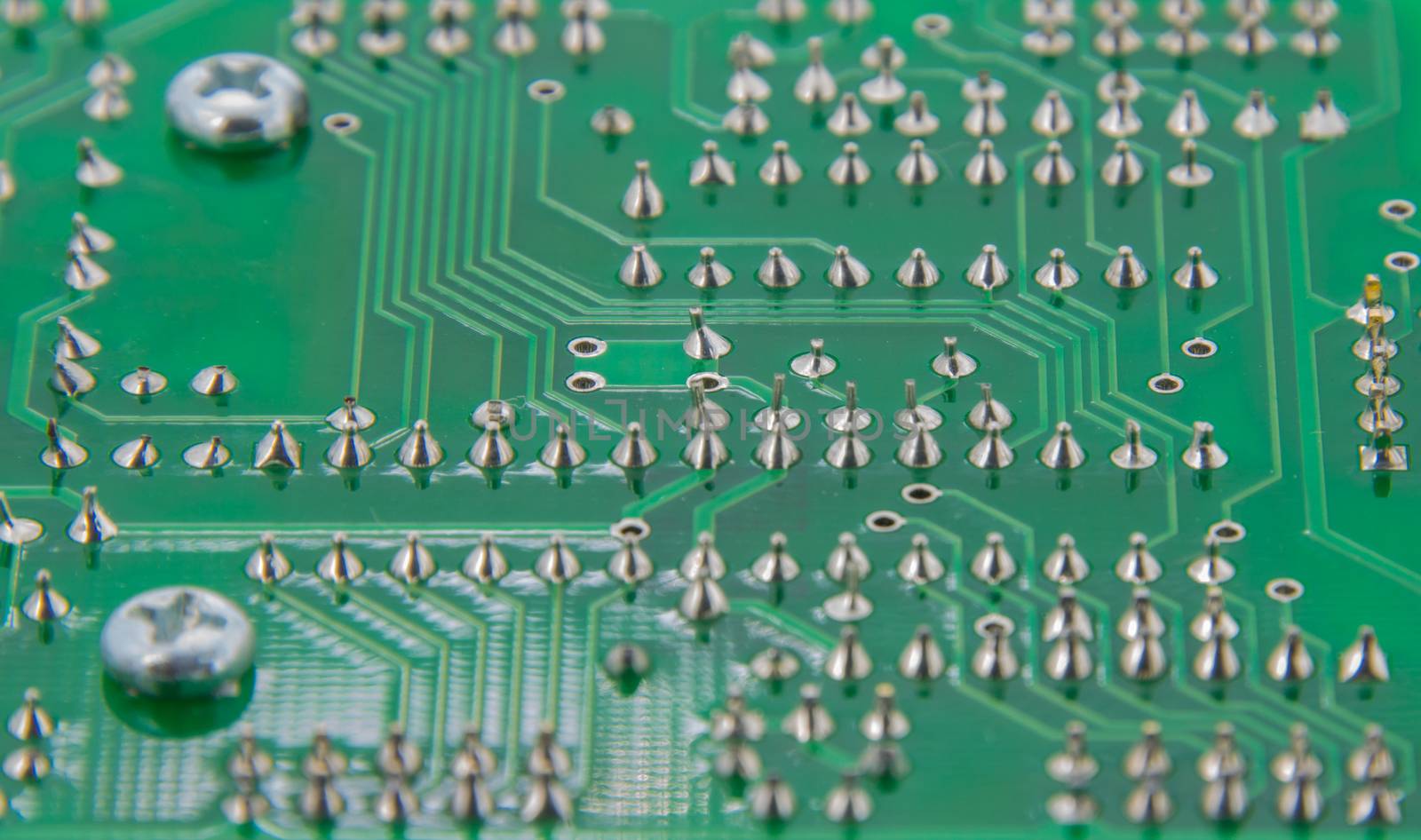 The finished Solder electronics PCB