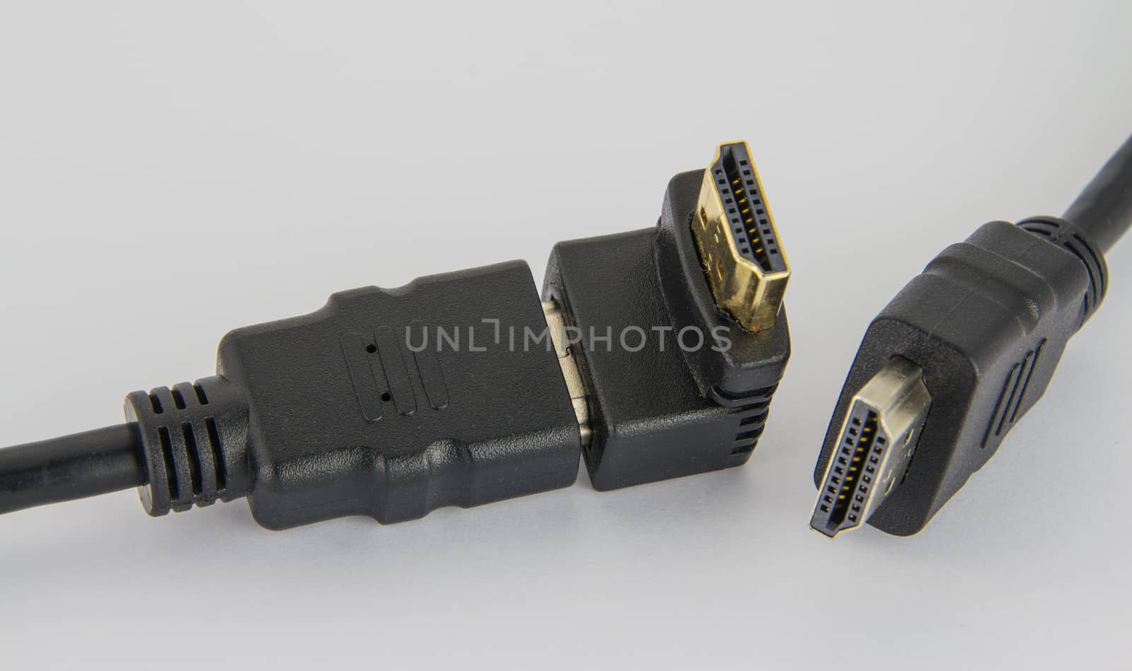 HDMI Cables with 90/270 Degree Connectors by peerapixs