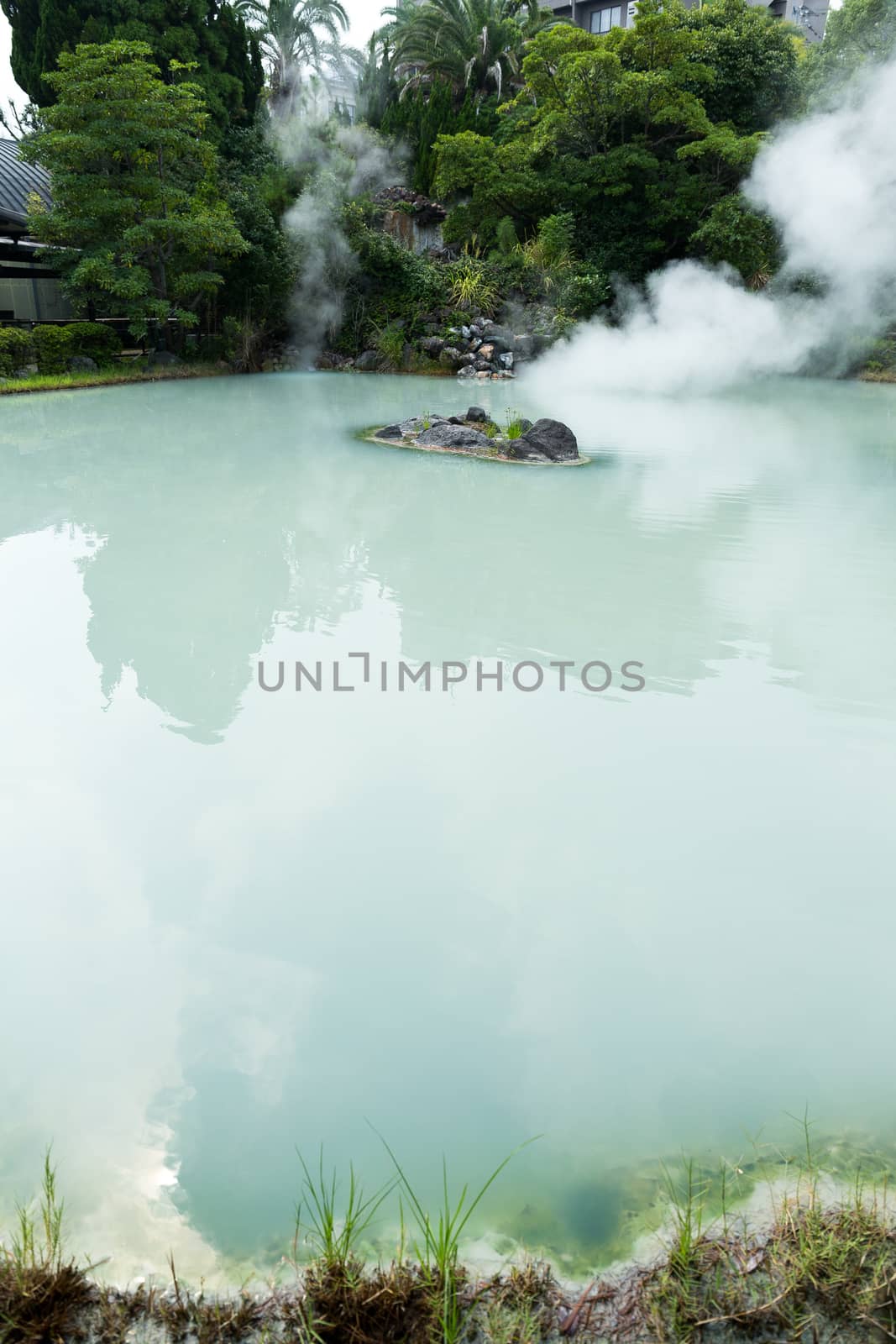 Hot springs in Beppu city