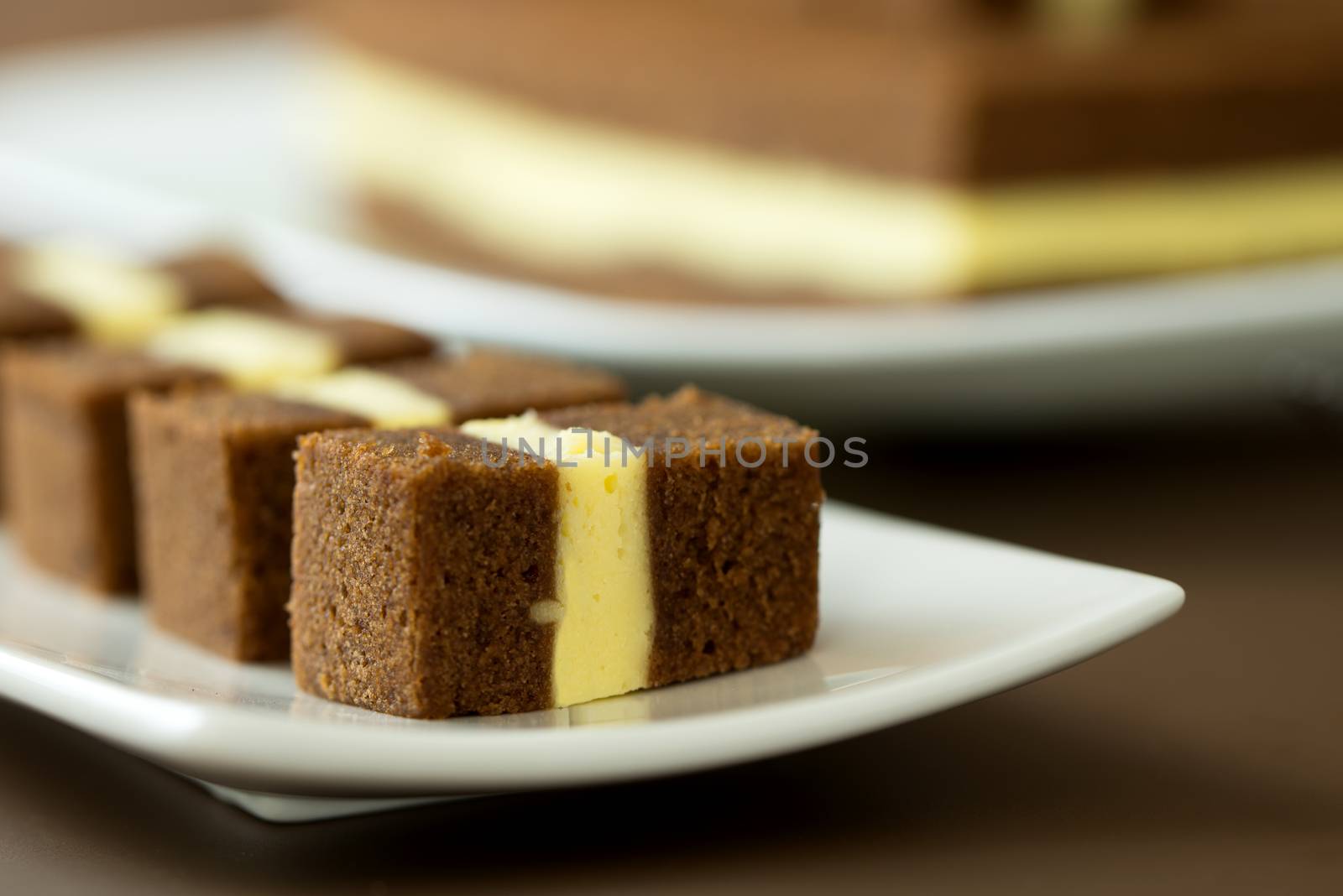 Sarawak famous dessert chocolate cheese layers cake