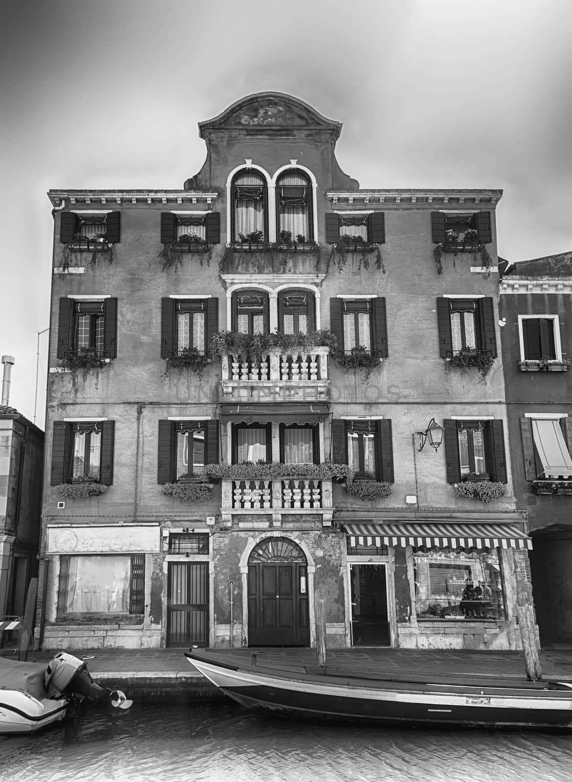 Scenic architecture in the city center of Murano, Venice, Italy by marcorubino
