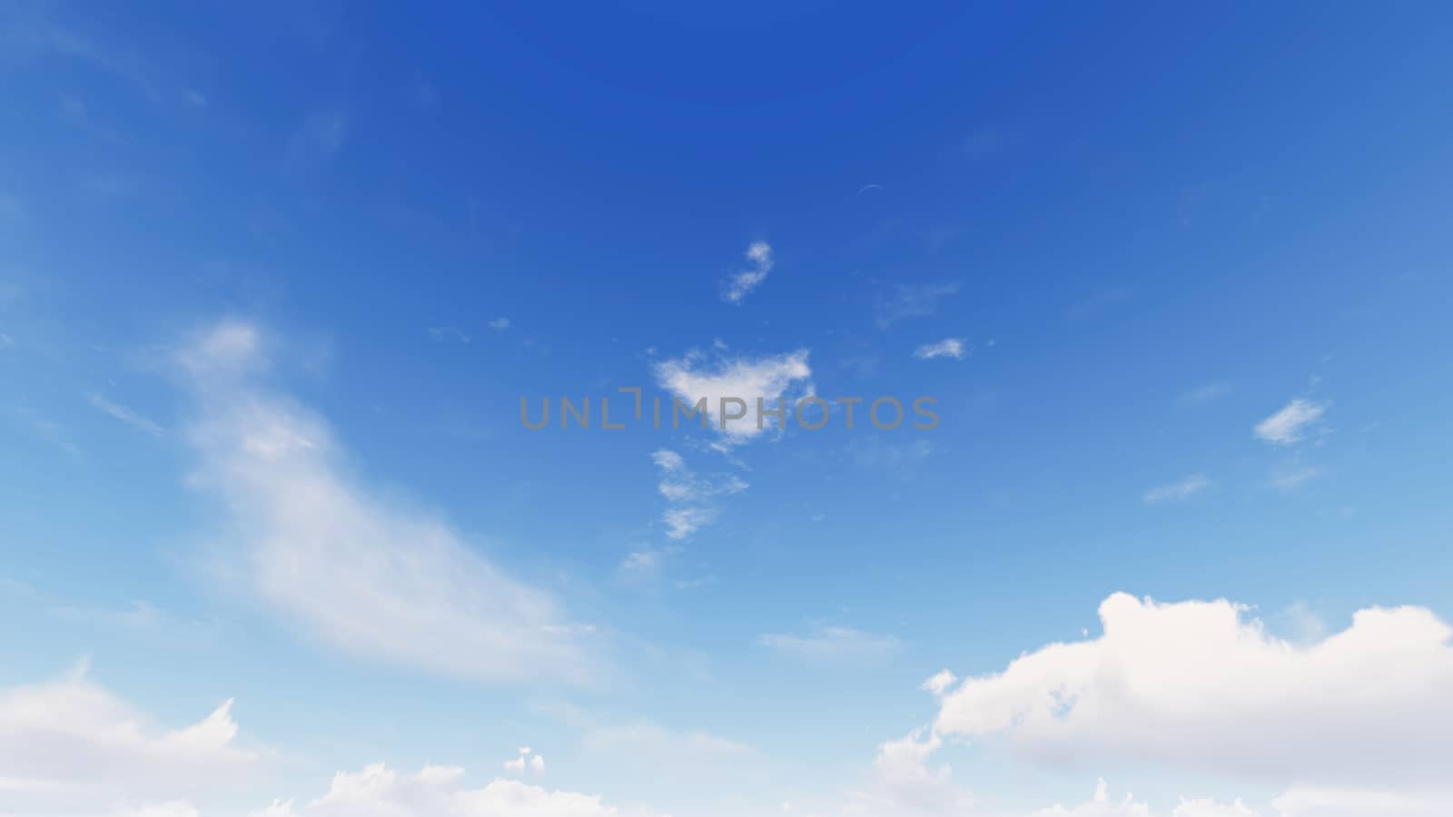 Cloudy blue sky abstract background, 3d illustration by teerawit