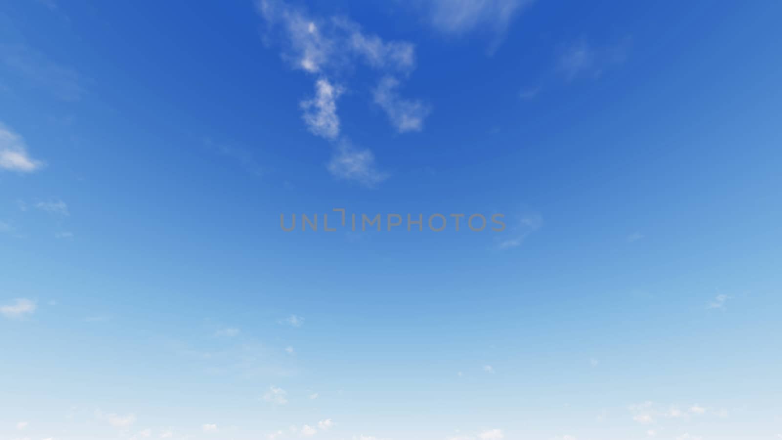 Cloudy blue sky abstract background, blue sky background with tiny clouds, 3d illustration