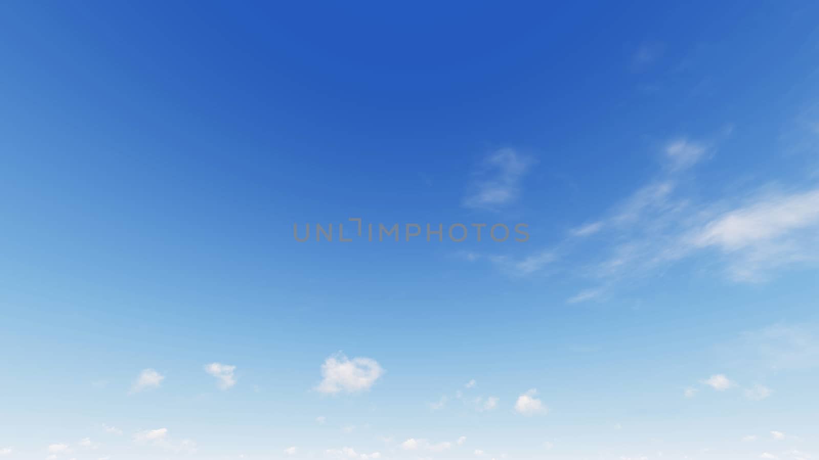 Cloudy blue sky abstract background, blue sky background with tiny clouds, 3d illustration