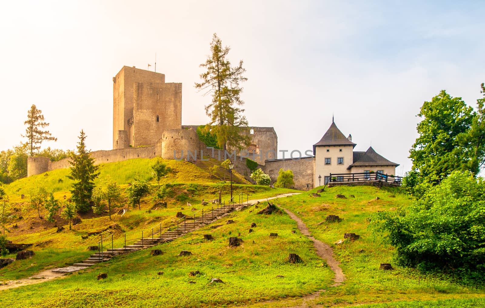 Ruins of Landstejn Castle in Czech Canada, Czechia by pyty