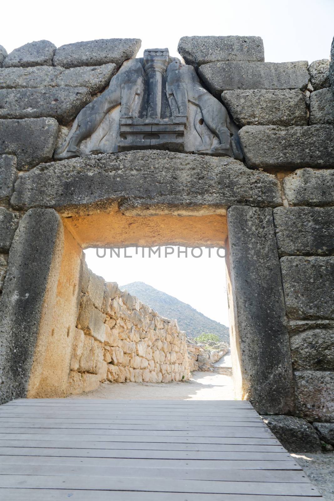 Archaeological site of Mycenae by Kartouchken