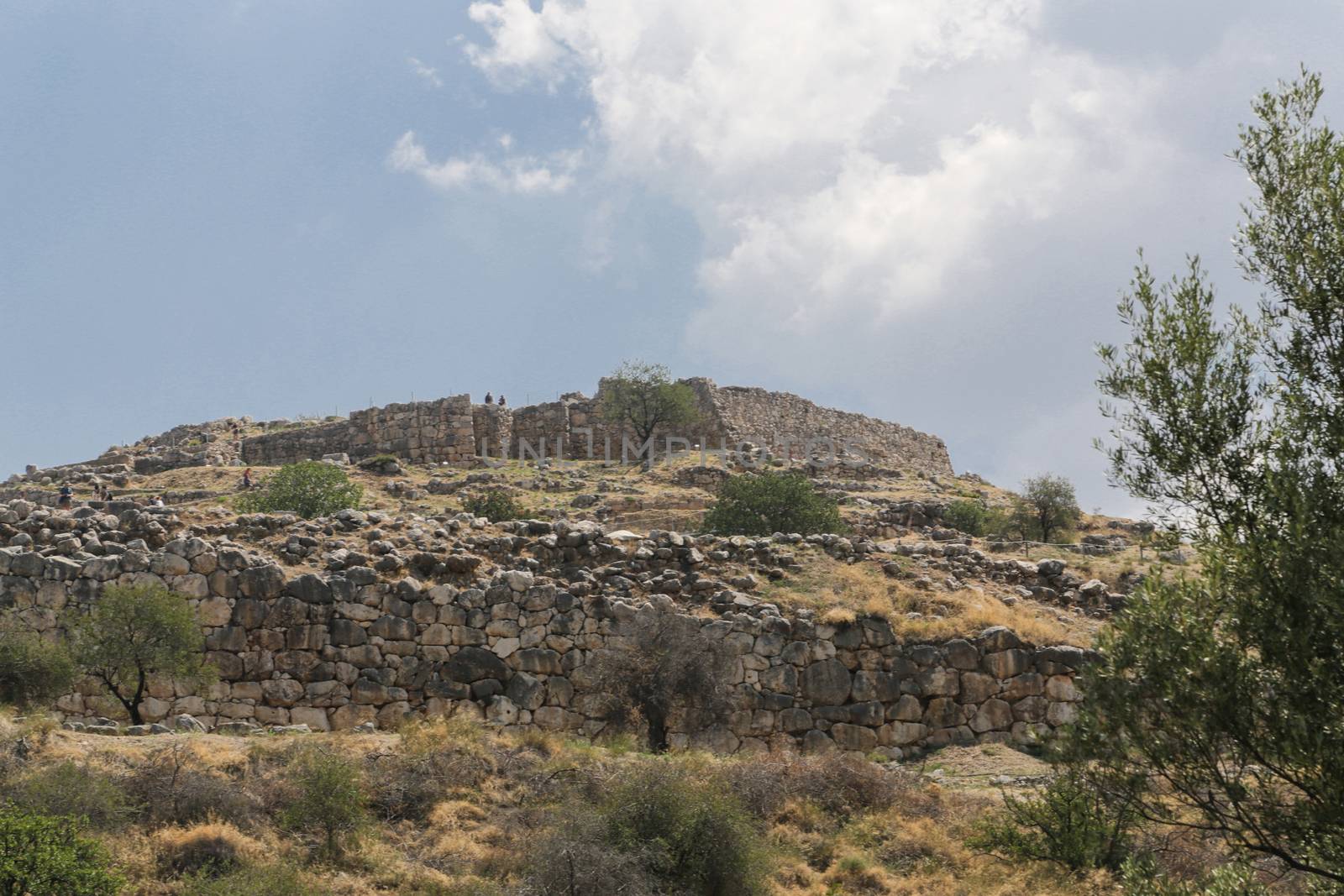 Archaeological site of Mycenae by Kartouchken