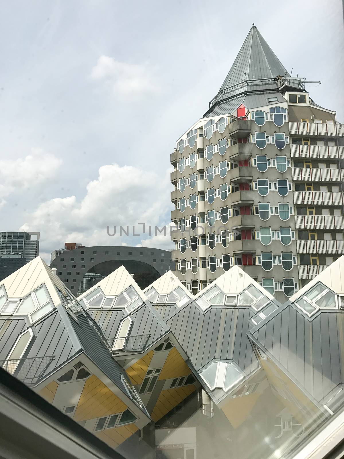 Yellow Cube houses by Kartouchken