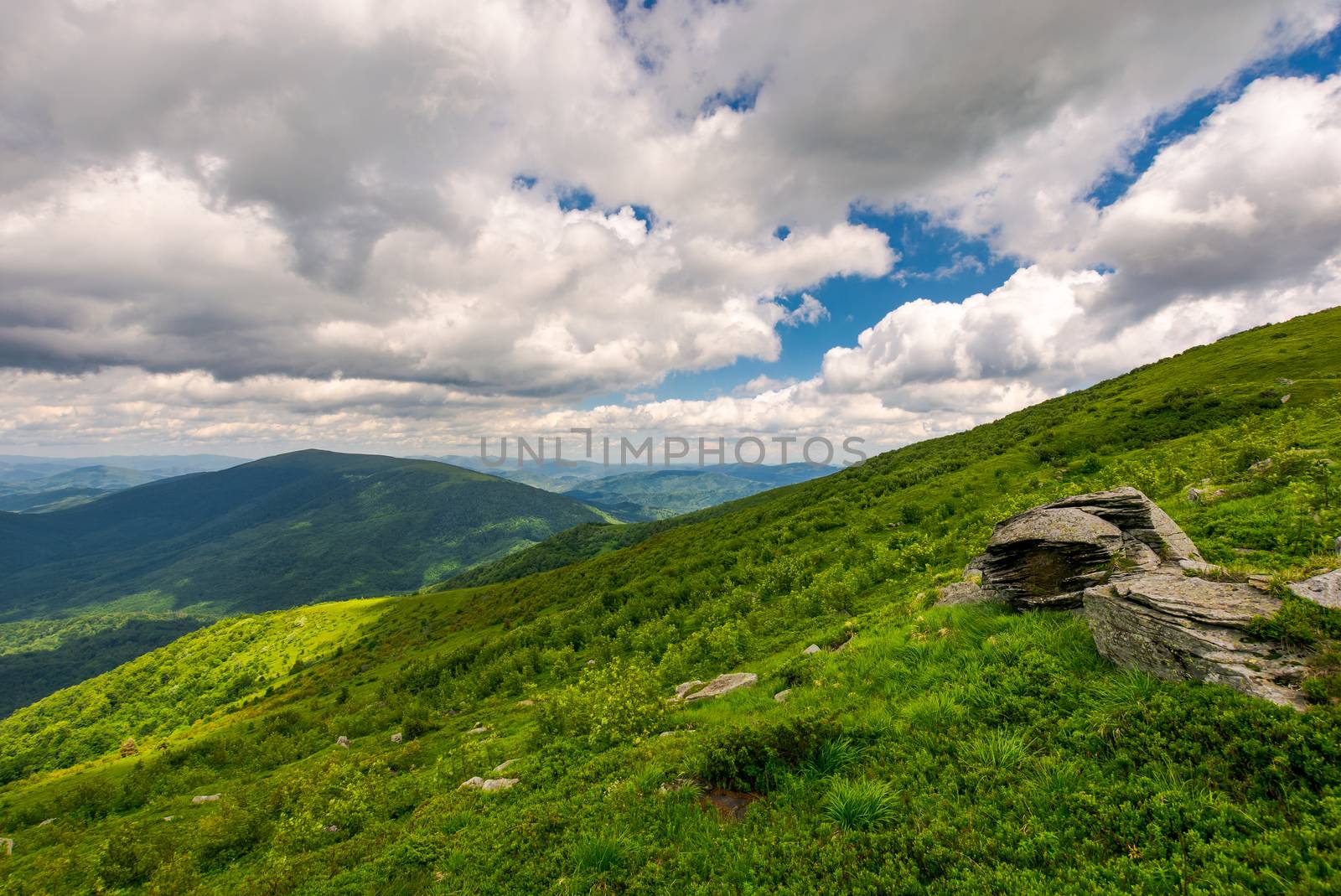 boulders on the hills of Runa mountain  by Pellinni