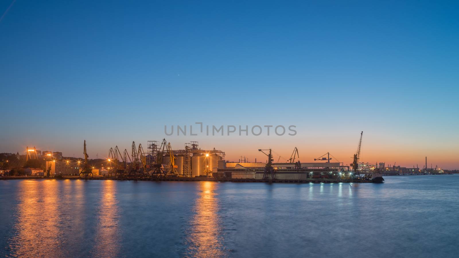 Seaport at Sunset by Multipedia