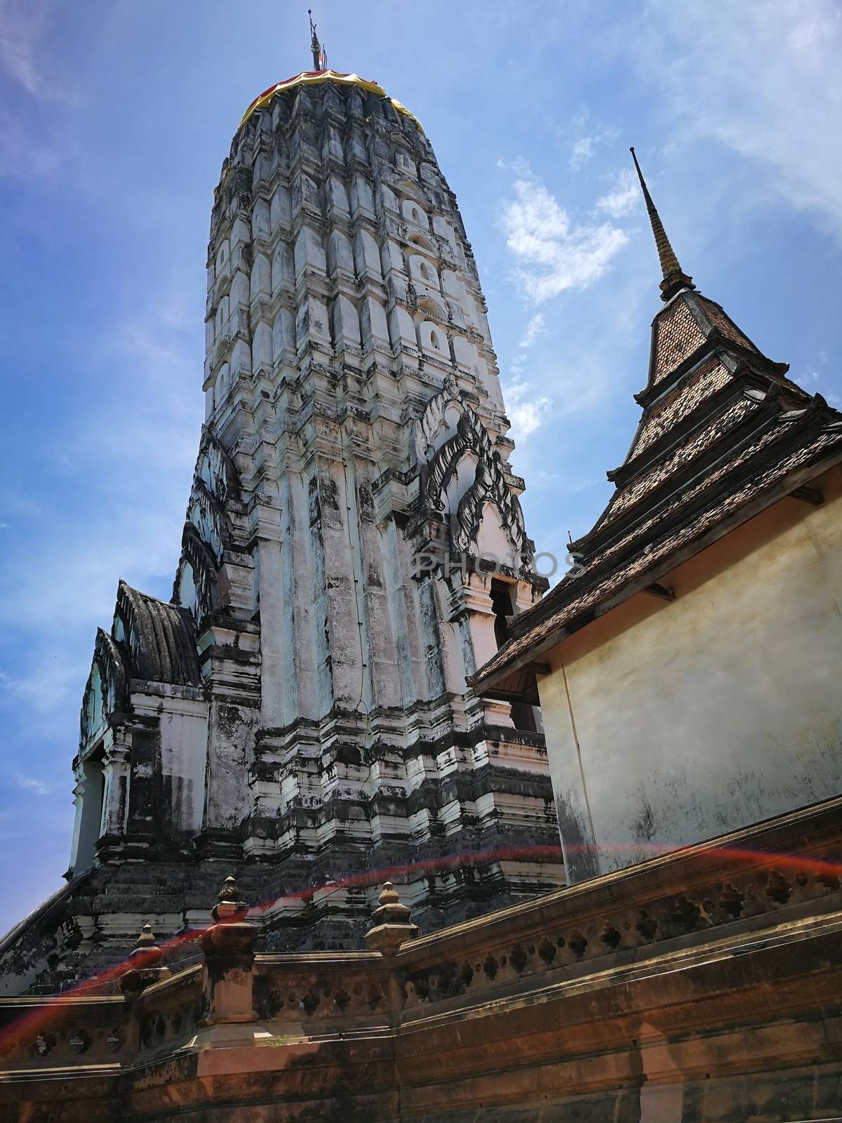 A beautiful Thailand temples, pagodas and Buddha statute in old historical's Thailand country at "Ayutthaya" Province Thailand.