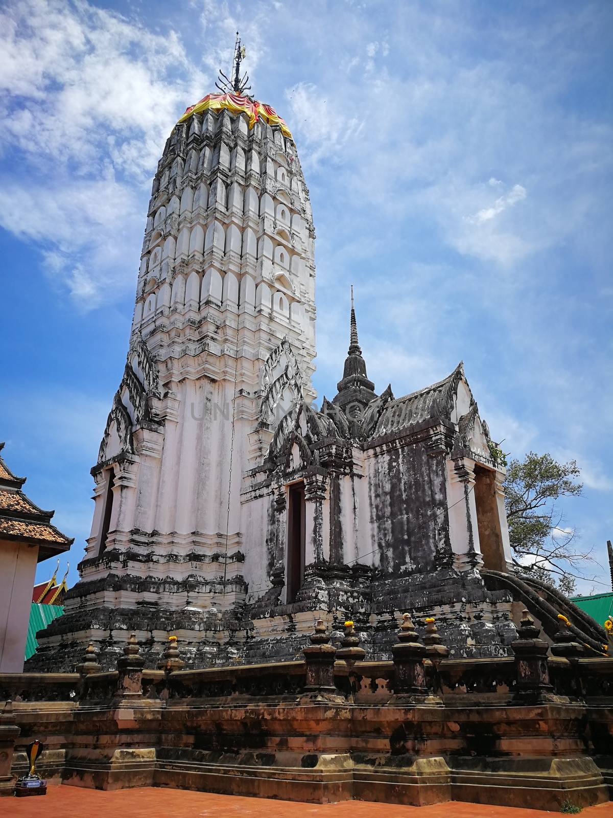 A beautiful Thailand temples, pagodas and Buddha statute in old  by shatchaya