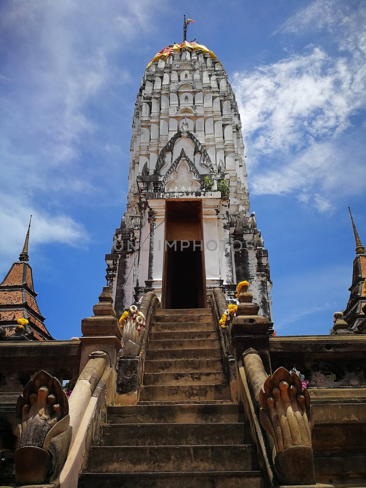 A beautiful Thailand temples, pagodas and Buddha statute in old historical's Thailand country at "Ayutthaya" Province Thailand.