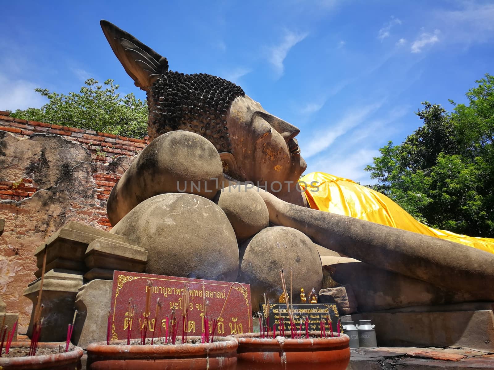 A beautiful Thailand temples, pagodas and Buddha statute by shatchaya