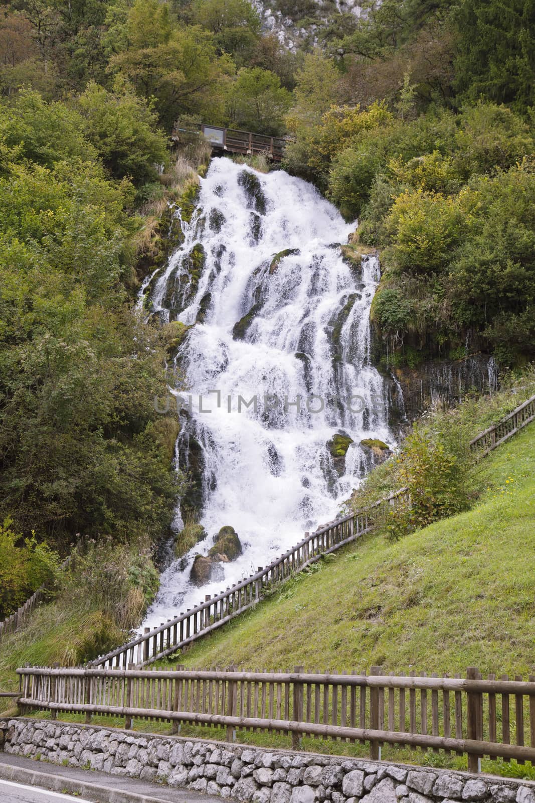 Cascate del Rio Bianco near Stenico, Northern Italy