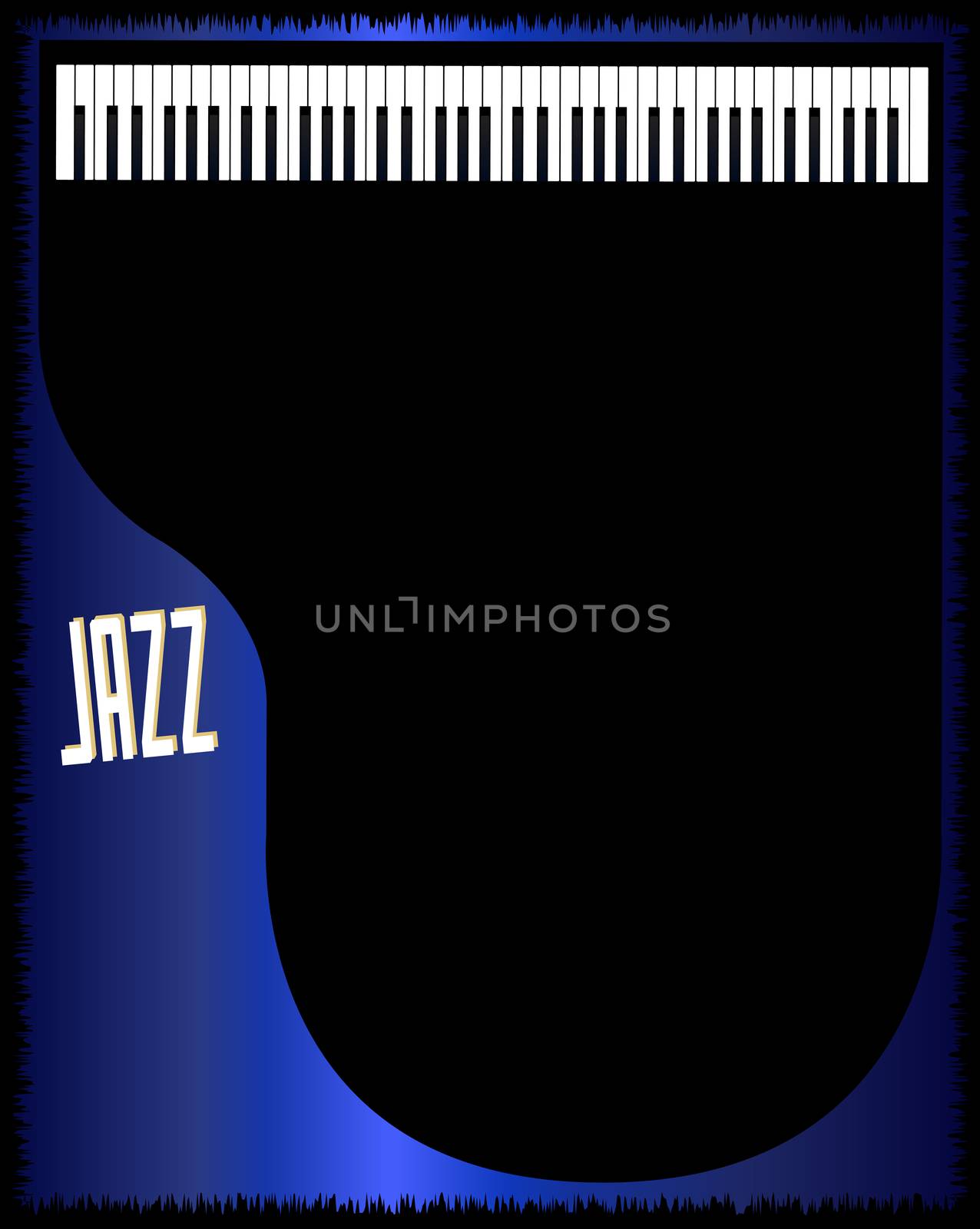 A piano and jazz club sty;eposter background