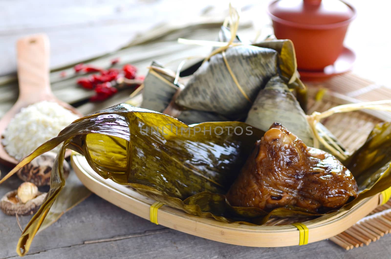 Asian Chinese Rice Dumpling, Zongzi