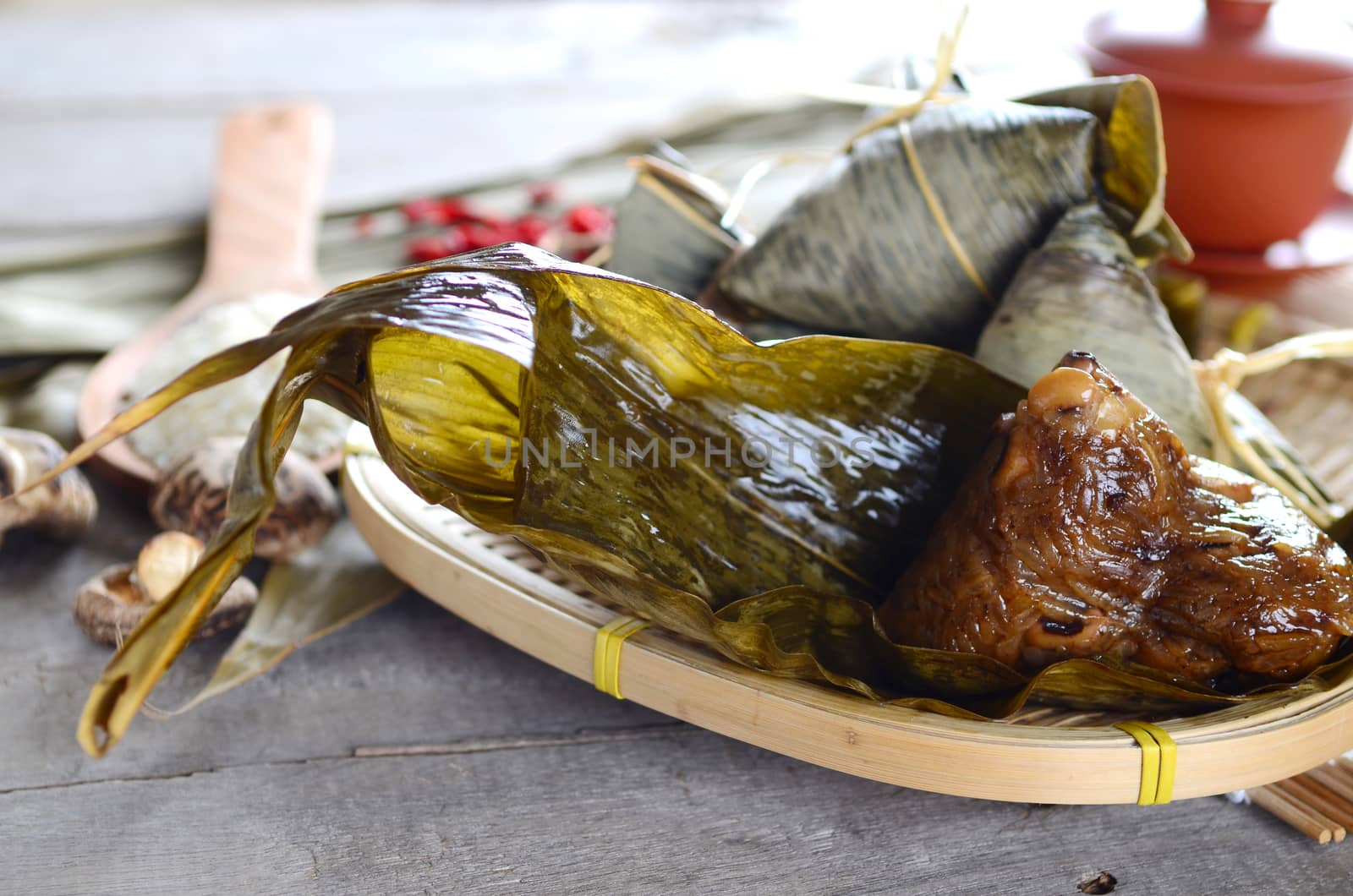 Asian Chinese Rice Dumpling, Zongzi