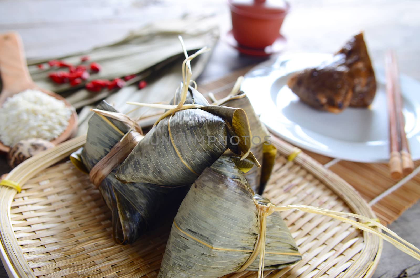 Asian Chinese Rice Dumpling, Zongzi