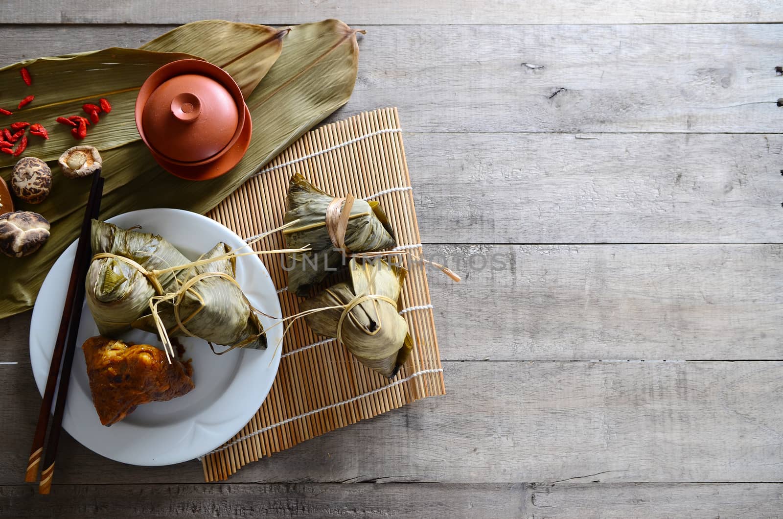 Asian Chinese Rice Dumpling, Zongzi